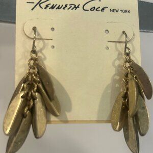 Kenneth Cole New York Gold Tone Earrings